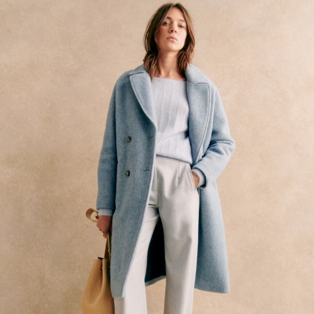 Sezane Jim coat - size 40/US 8 - NWT